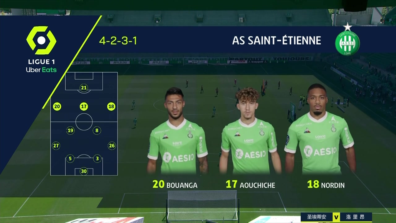 包含圣埃蒂安将面对里昂，双方实力对比谁胜谁负的词条